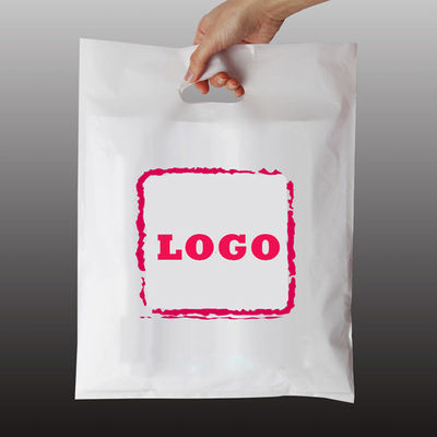 Qualität  OEM LDPE HDPE Poly Plastic Bag For Clothes Handle Shopping Bags Fabrik