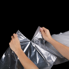 Simplex-Öffnung klares LDPE öffnete Fanfolded vor durchlöchert Taschen im Kasten