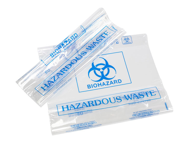 Löschen 138 Beseitigung Biohazard-Abfall-Tasche des Grad-pp. mit Autoklav-Indikator