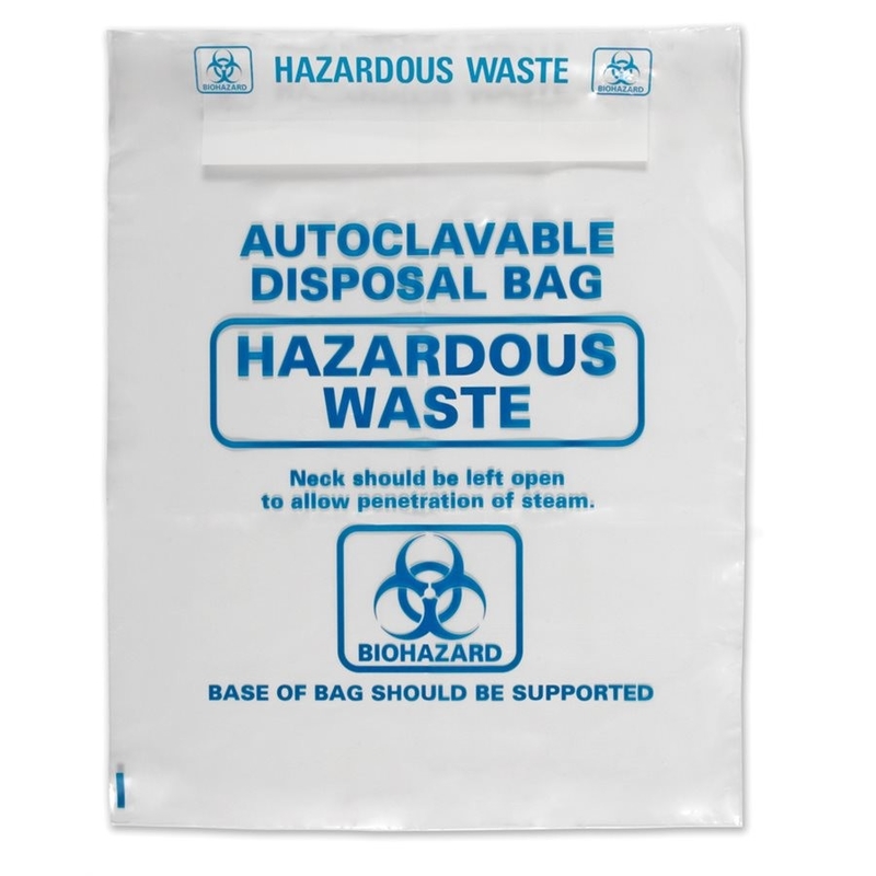 Löschen 138 Beseitigung Biohazard-Abfall-Tasche des Grad-pp. mit Autoklav-Indikator