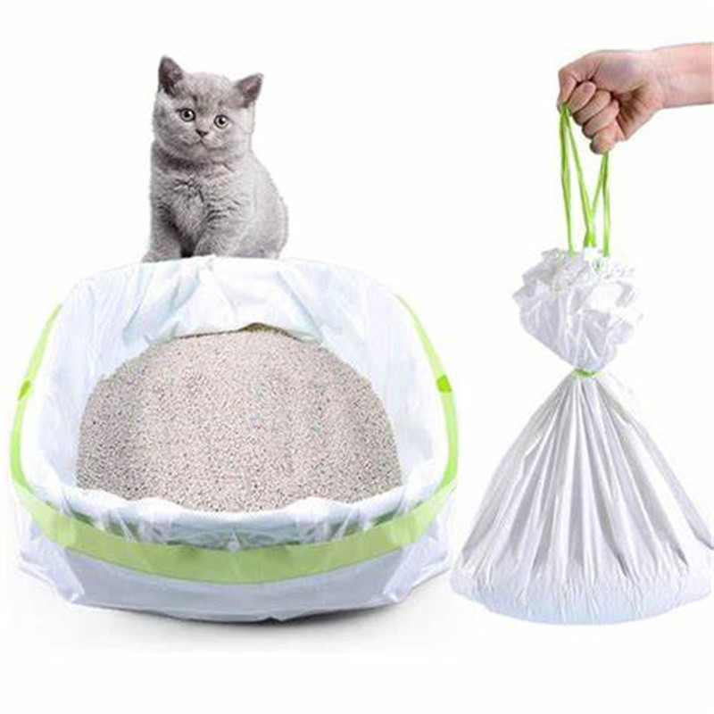 Tragbare biologisch abbaubare Katzenmüllbeutel mit gedruckter Kunststoff-Liner-Rolle