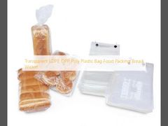 Transparente LDPE OPP Poly Plastikbeutel Lebensmittelverpackung Brot Wicket