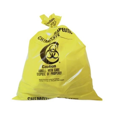 LDPE 2 starker Biohazard-gelbe Gesundheitswesen-Taschen Mil für Krankenhaus