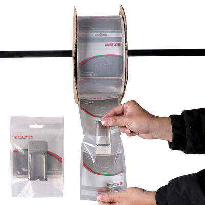 Spezielle vorgeöffnete LDPE-Taschen auf einer Rolle für automatische Verpackungsmaschinen