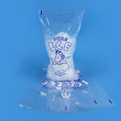 Nahrungsmittelgrad LDPE-Soem-ODM-Zugschnur-Plastiktaschen für Eisspeicher