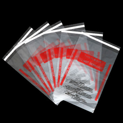 Selbstklebende Plastiktaschen 40 Mikrometer LDPE mit Ersticken-Warnung