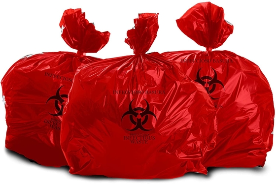 Hochleistungs10 Gallonen-Berufsgrad-Rolle von 100 Biohazard-Müllentsorgungs-Taschen