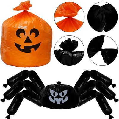 Anpassen der Größe Halloween-Blattbeutel mit Gravure-Druck und LDPE-Material für Halloween-Party Dekor