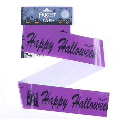 ISO9001 Halloween Partei LDPE-Vorsicht-Fahne des Schrecken-Band-0.04mm