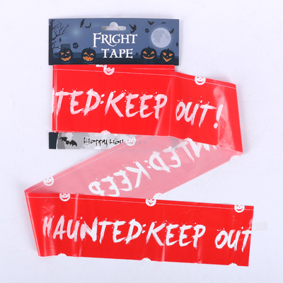 LDPE Halloween halten Band-Fahne, 0.04mm Plastik-Halloween Schrecken-Band ab